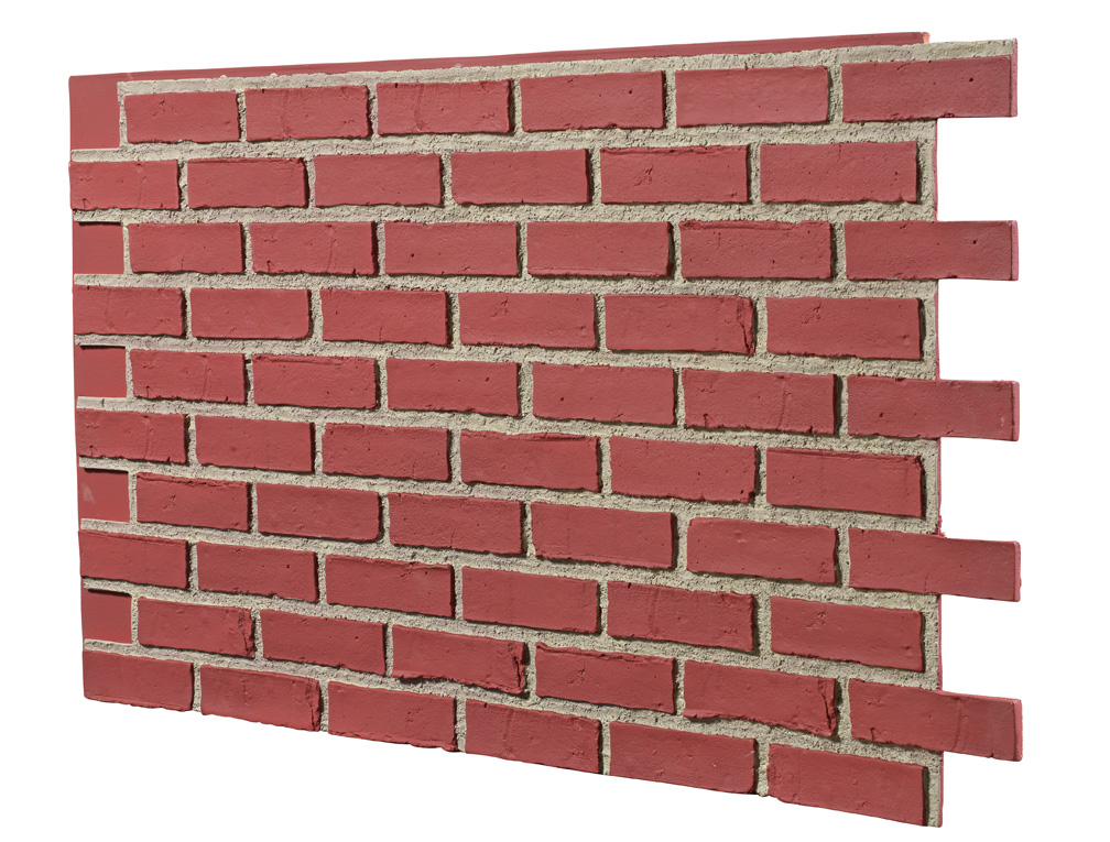 Historic Brick - Red Brick - Gray Grout
